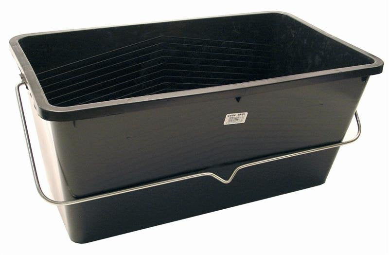 25 LITRE BLACK PLASTIC SCUTTLE